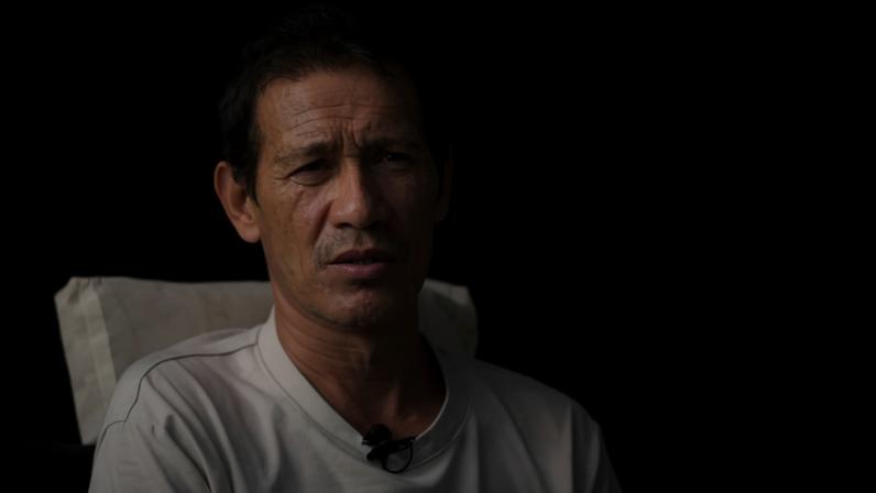 Norlan Pagal foi baleado ao defender o mar, enquanto observava da costa