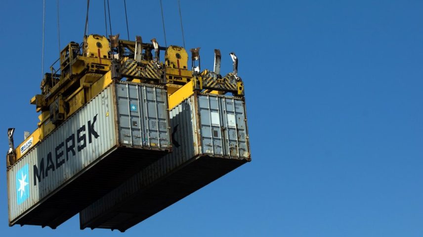 Maersk containers.
