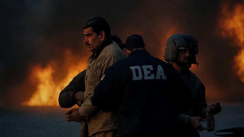 El expresidente de Venezuela Nicolás Maduro, el pasado 5 de enero, de camino al juzgado de Manhattan en el iba a afrontar cargos de narcoterrorismo, conspiración y tráfico de drogas.
