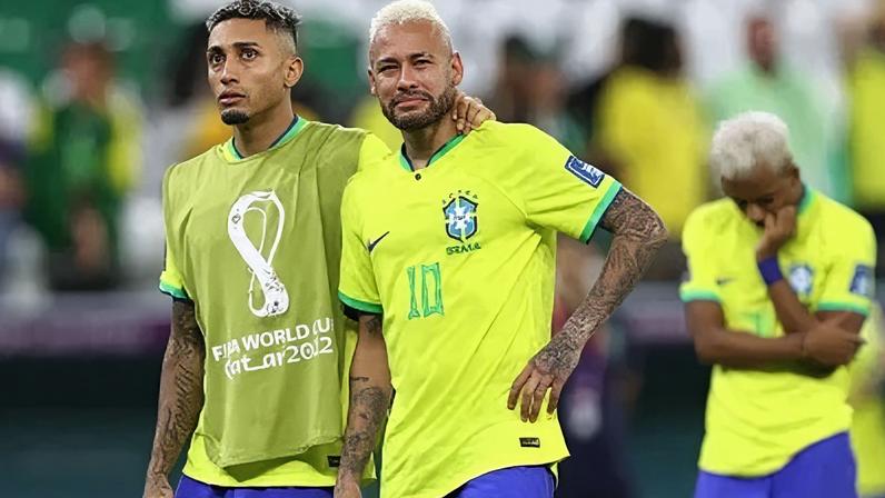 Raphinha e Neymar pela Seleção Brasileira