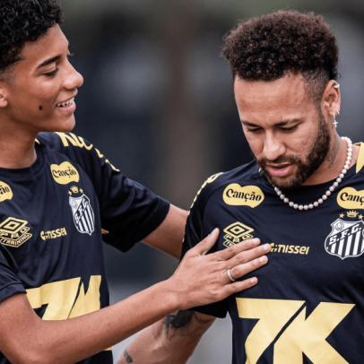 Polêmica entre Neymar e Robinho Jr. revela tensão no Santos