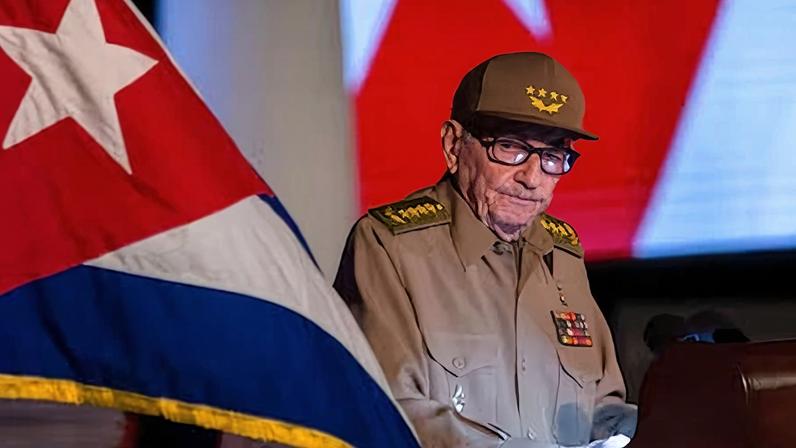 Raúl Castro en Santiago, Cuba, en 2024.