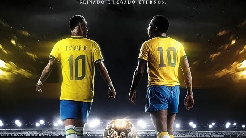 Post do Santos com Neymar e Pelé recebe críticas nas redes