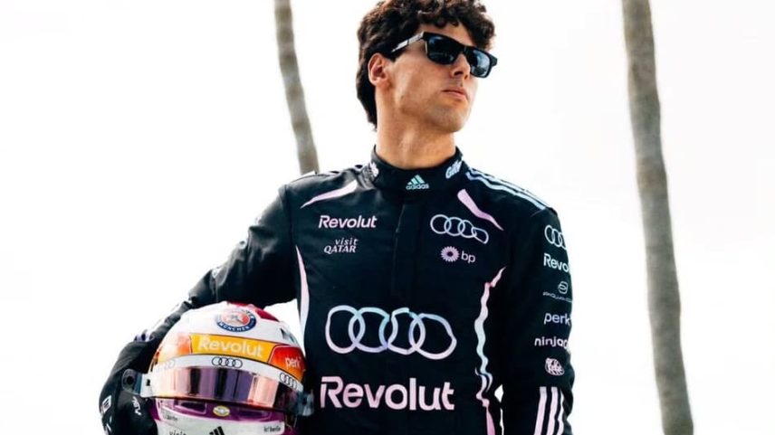Gabriel Bortoleto usou um kit especial no GP de Miami de F1 (Foto: Reprodução/ Instagram Audi)