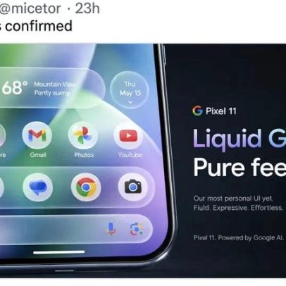 Android não recebe redesign no estilo Liquid Glass