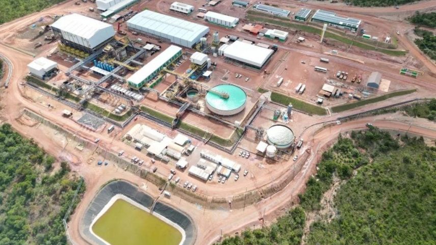 A mina de terras raras Serra Verde, em Minaçu, em Goiás. Foto: Divulgação