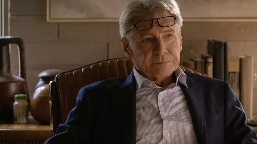 Harrison Ford em cena de Falando a Real