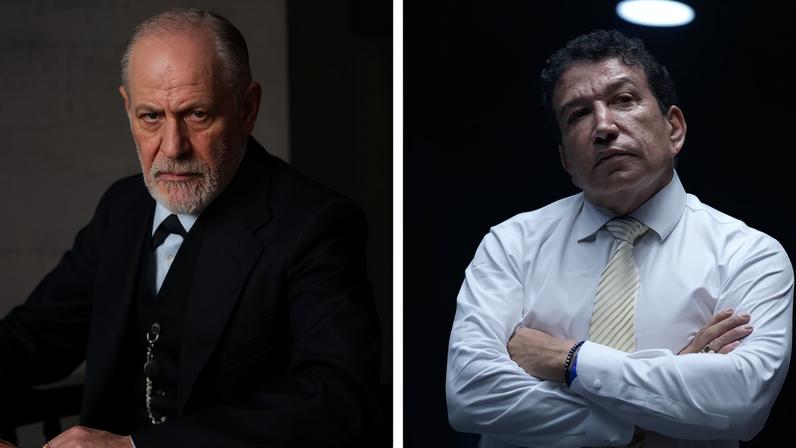 Regressão. O senador Magno Malta é autor de um projeto para “proteger” a psigologia cristã. Freud explicaria: o opressor se declara oprimido – Imagem: Edilson Rodrigues/Agência Senado e Max Halberstadt