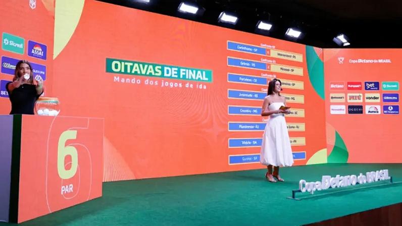 Sorteio das oitavas de final da Copa do Brasil (Foto: Divulgação/CBF)