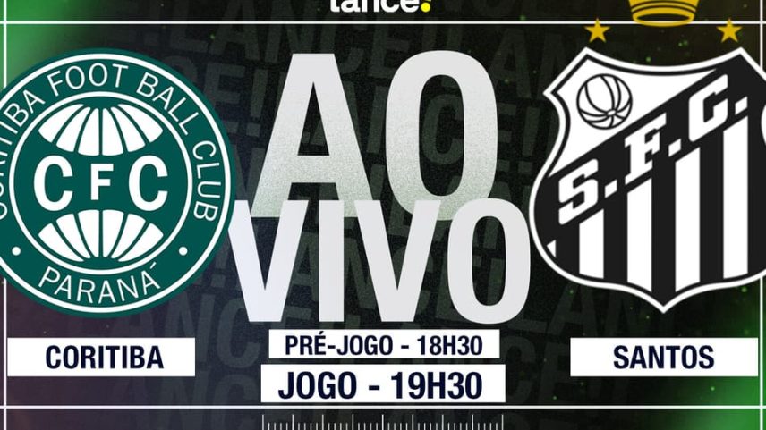 Coritiba x Santos ao vivo pelo Lance!TV na Copa do Brasil (Foto: Arte/Lance!)
