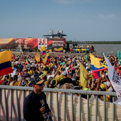 Fim da campanha presidencial pelo Caribe: Cepeda, De la Espriella e Valencia