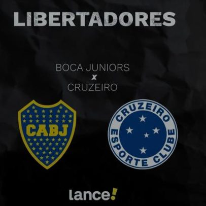 Cruzeiro x Boca Juniors: horário, transmissão e escalações pela Libertadores
