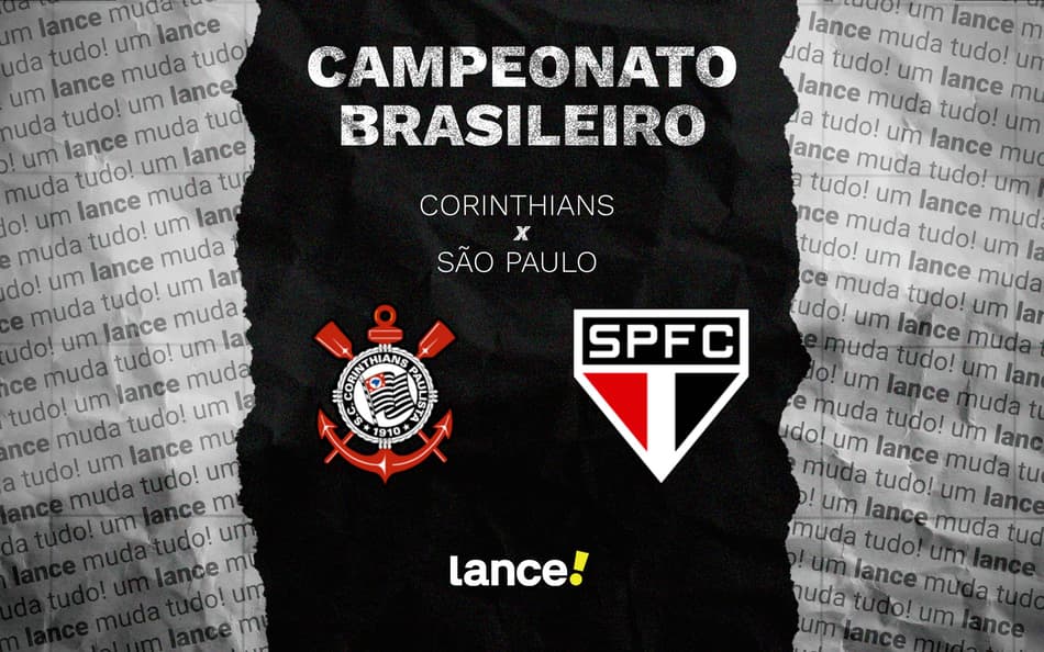 Clássico será disputado na Neo Química Arena. (Foto: Arte/Lance!)