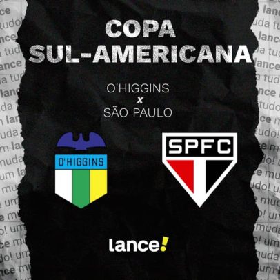 O'Higgins x São Paulo pela Sul-Americana: onde assistir e horário