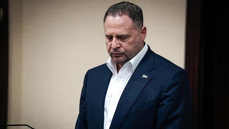 Andri Yermak, exjefe de la oficina de Volodímir Zelenski, comparece ante el tribunal el pasado martes en Kiev.