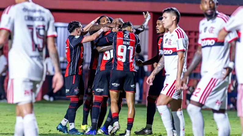 Vitória comemora classificação na Copa do Brasil