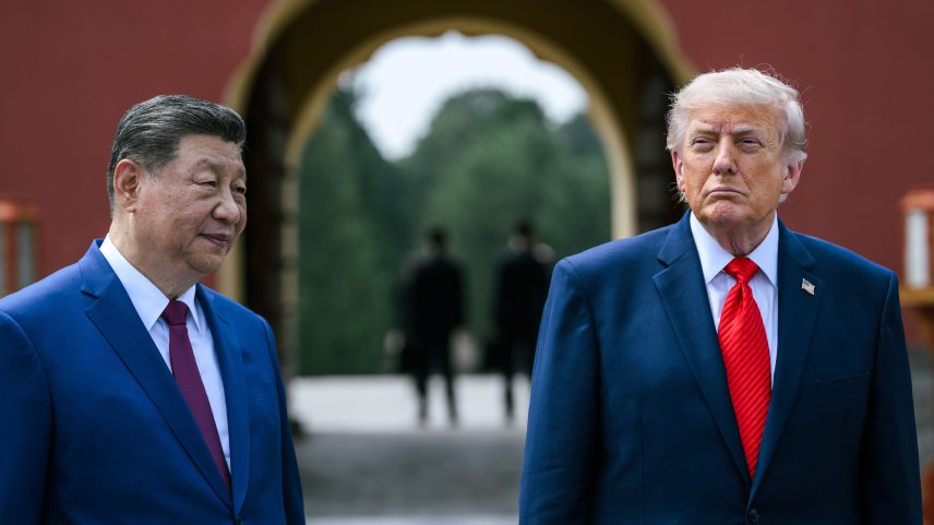 Xi y Trump, el viernes en Pekín, en una imagen distribuida por la Casa Blanca.