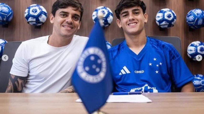 Fagner e Henrique (Foto: Gustavo Aleixo/Cruzeiro)