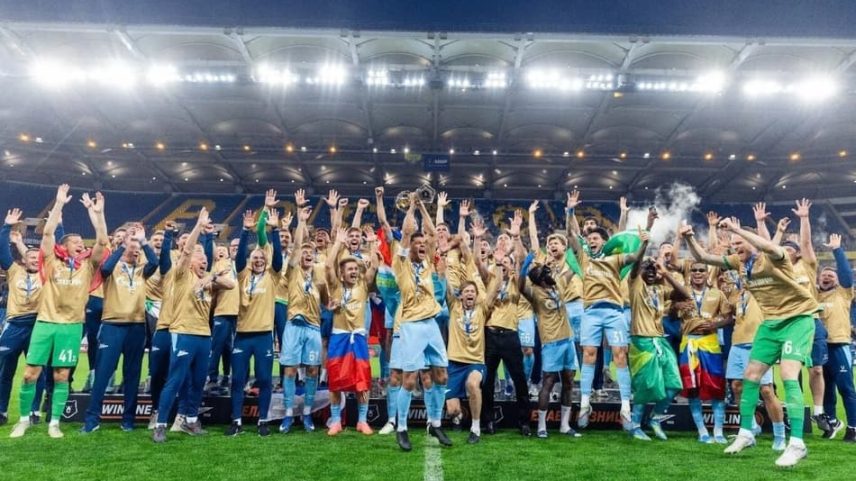 Zenit foi campeão do Campeonato Russo (Foto: Reprodução)