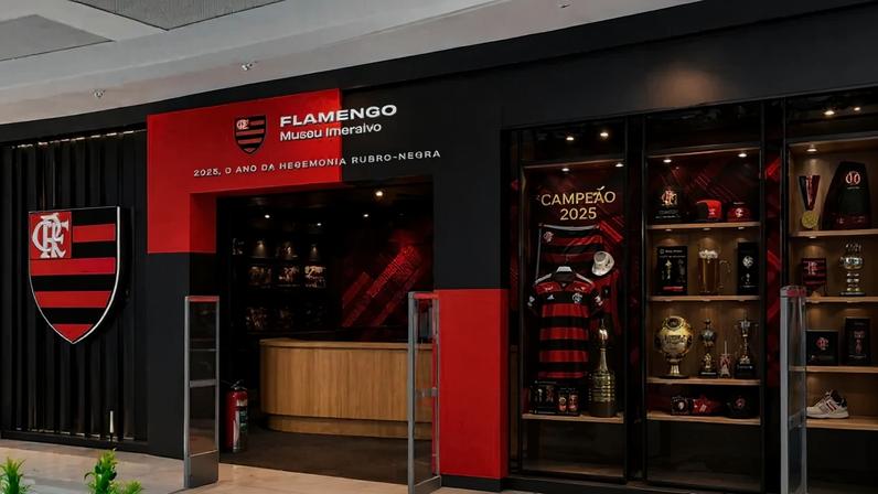 Museu Flamengo terá exibição de taças conquistadas pelo clube em 2025 (Foto: Divulgação)