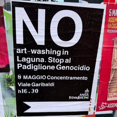 Greve de trabalhadores culturais da Bienal de Veneza por participação de Israel