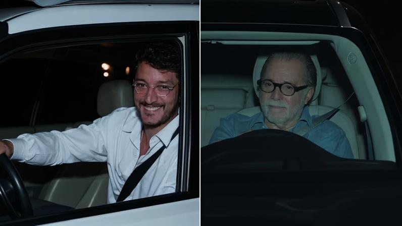 Allan Souza Lima, Flávia Alessandra e Tony Ramos — Foto: Victor Chapetta/BrazilNews