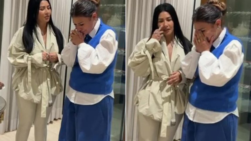 Simone Mendes se emociona com declaração da irmã e ex-dupla, Simaria — Foto: Divulgação