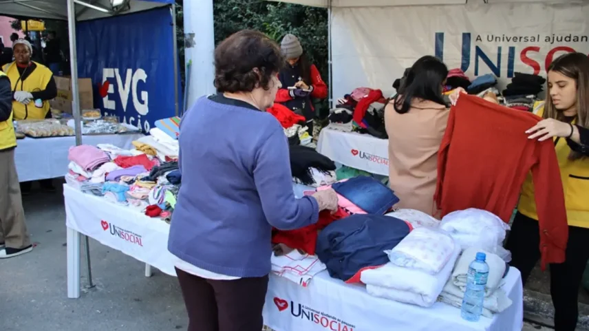 Ação humanitária acolhe famílias após explosão em SP