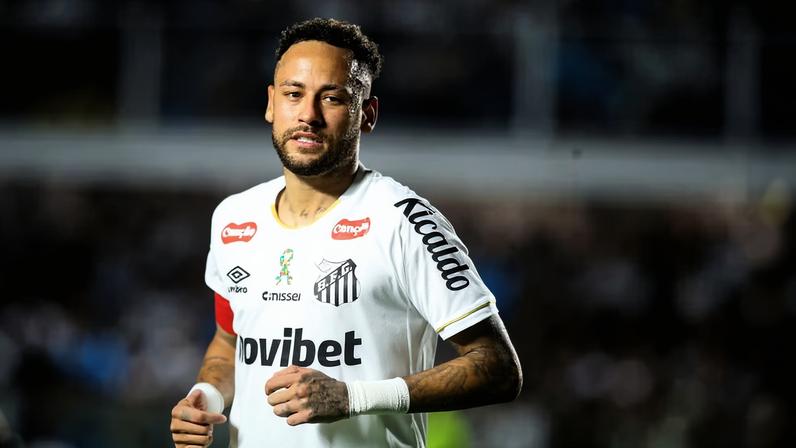 Neymar em Santos x Remo — Foto: Mauricio De Souza/AGIF