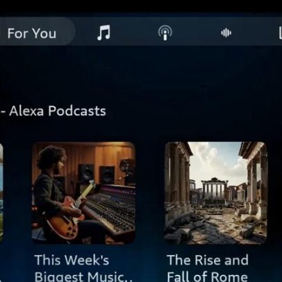 Amazon Alexa Plus agora cria podcasts gerados por IA