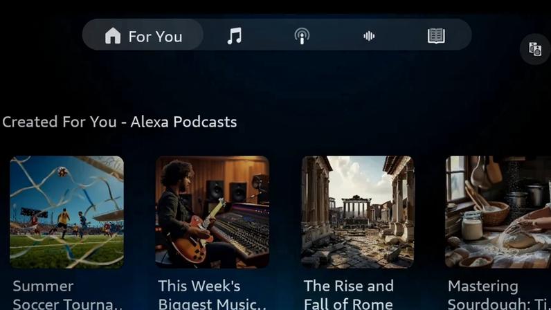 Amazon Alexa Plus agora cria podcasts gerados por IA