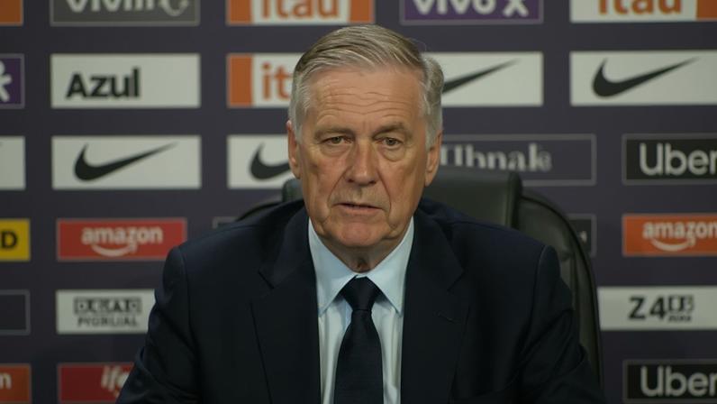 Ancelotti anuncia seleção para Copa (Foto: Reprodução / CBF TV)