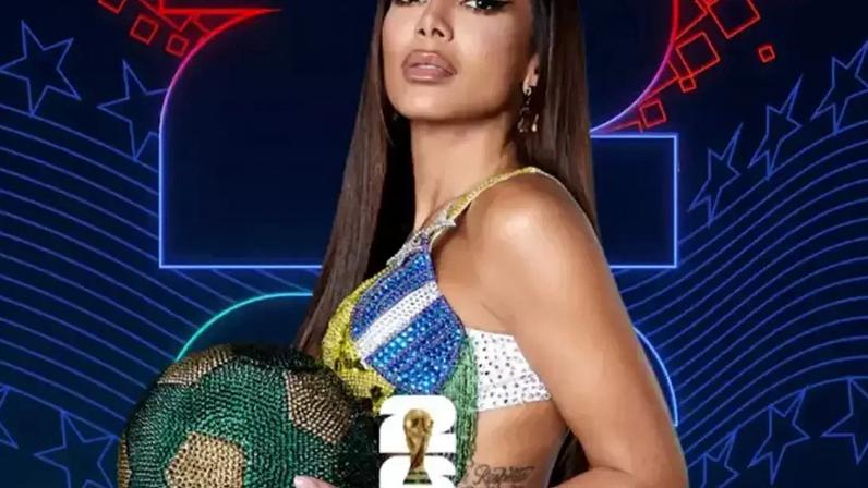 Anitta lança 'Goals', música da Copa com Lisa, do Blackpink, e Rema