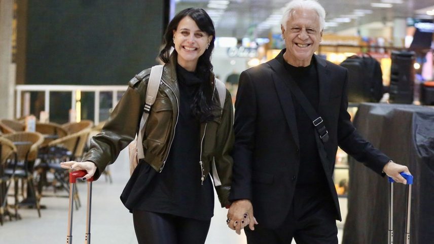 Antonio Fagundes e Alexandra Martins — Foto: Priscila Silva/AgNews