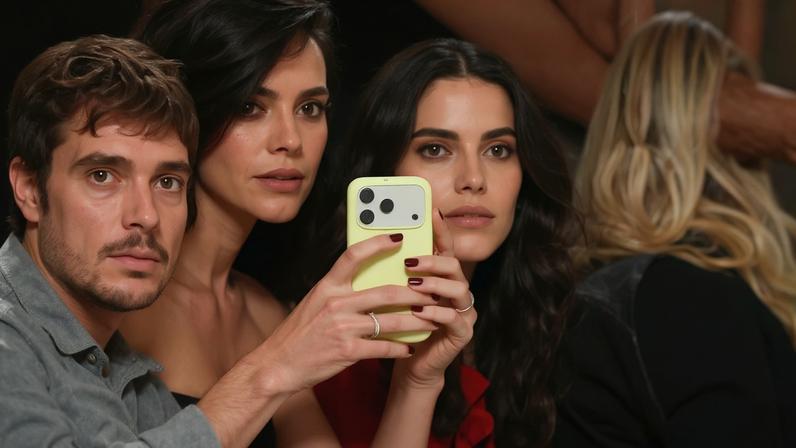 Desfile da Mondepars aconteceu na quarta-feira (27) e Bruna Marquezine roubou a cena com look all black e unha vinho.