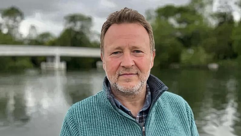 James Wallace from River Action says swimmers should remain cautious while swimming in Pangbourne Meadow