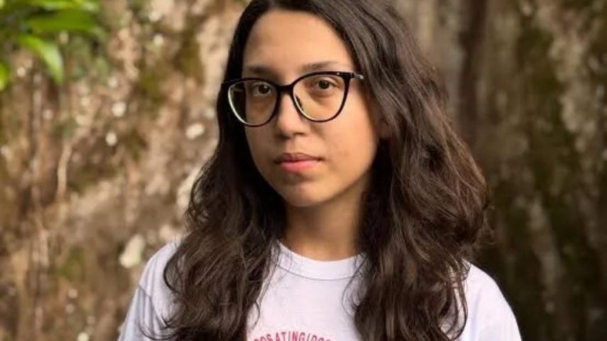 Uma das detidas Beatriz Moreira, militante do Movimento de Atingido por Barragens. Créditos: Divulgação