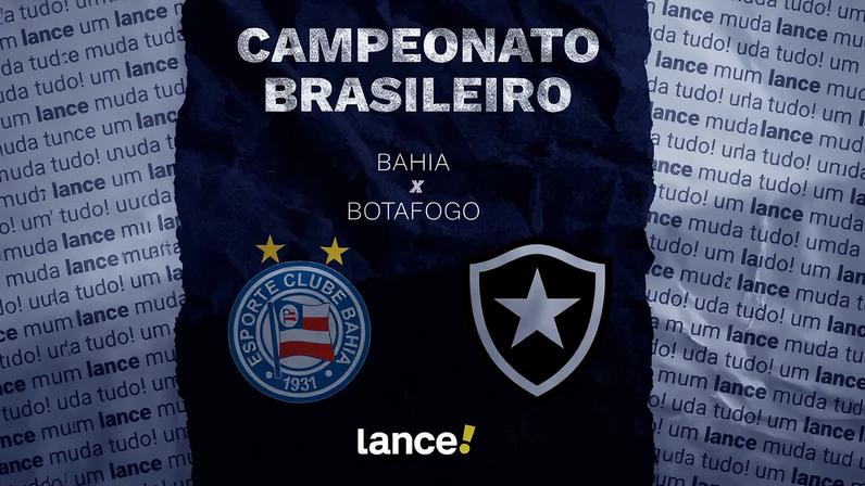 Bahia e Botafogo se enfrentam pelo Brasileirão (Arte: Lance!)
