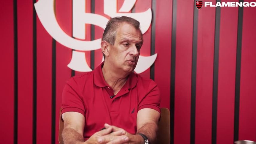 Luiz Eduardo Baptista (BAP) é o presidente do Flamengo (Foto: Reprodução/Flamengo TV)