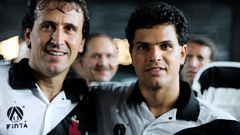 Zico e Geovani Silva — Foto: Reprodução/Instagram