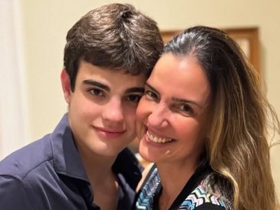 Filho caçula de Faustão completa 18 anos e recebe homenagem da mãe