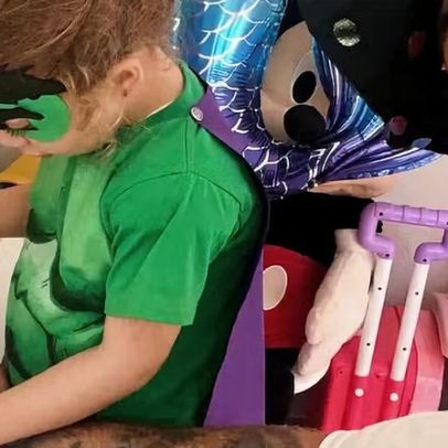 Pedro Scooby tem unhas pintadas pela filha e vai a reunião
