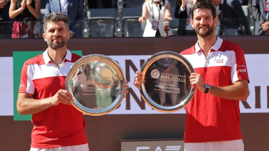 Bolelli e Vavassori venceram em Roma, primeira dupla italiana campeã