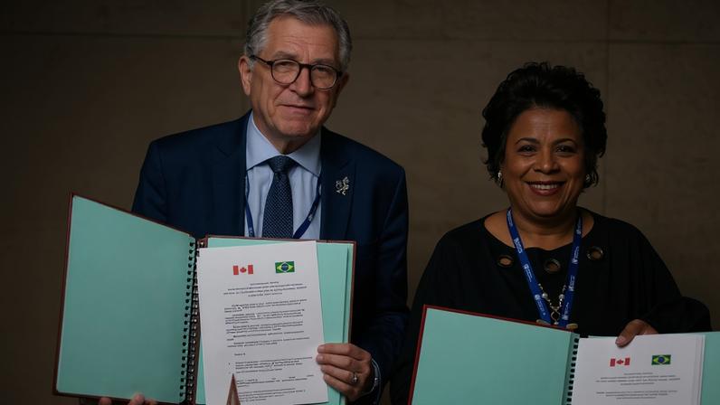 Brasil e Canadá formalizam cooperação em saúde e adesão à Coalizão do G20