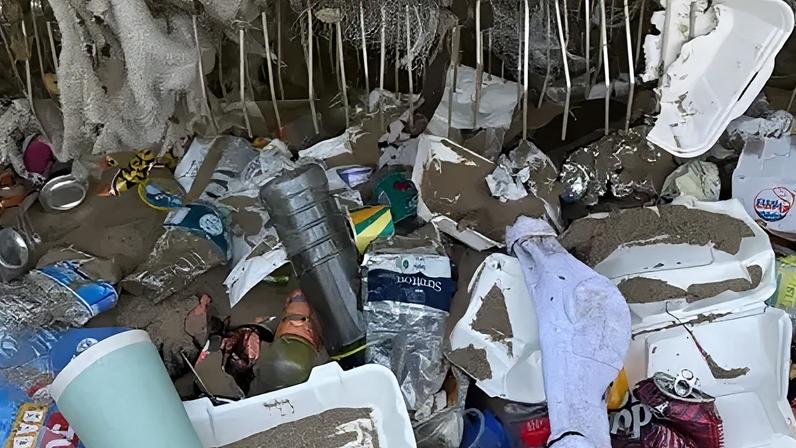 Barry Island was just one of the places to become a dumping ground during the heatwave