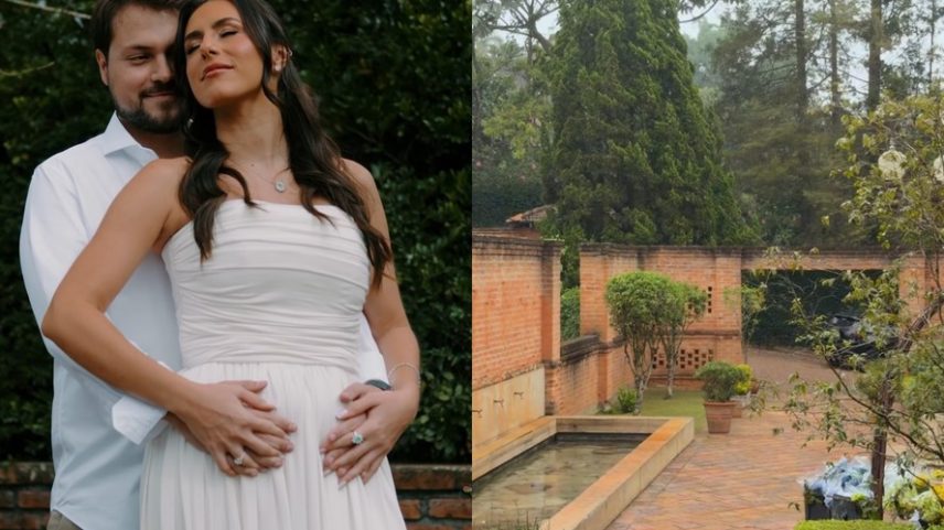 Bianca tinha optado por um casamento ao ar livre