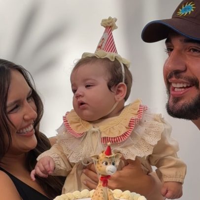Rafa Kalimann celebra mêsversário da filha com clique em família