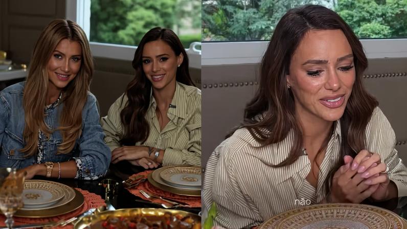 Bruna Biancardi prova prato exótico com Ana Paula Siebert