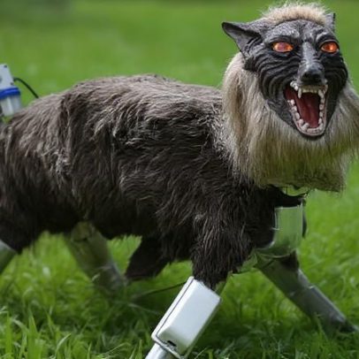 Lobos robôs são usados para combater ataques de ursos no Japão