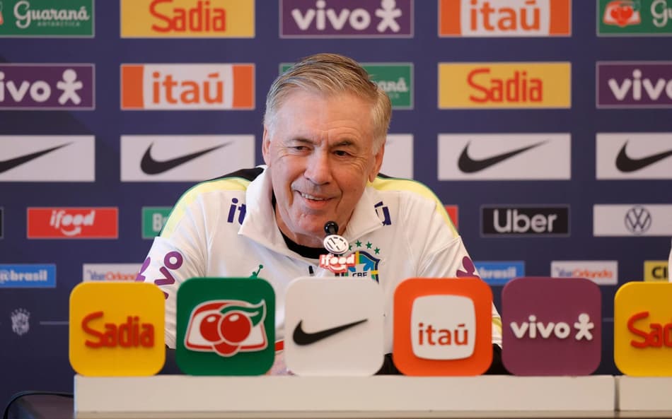Carlo Ancelotti, técnico da Seleção Brasileira (Foto: Rafael Ribeiro/CBF)